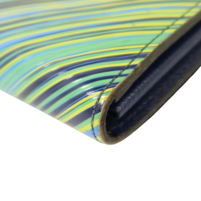 LOUIS VUITTON Epi Rainbow Twist Long Wallet銀扣長錢包-13