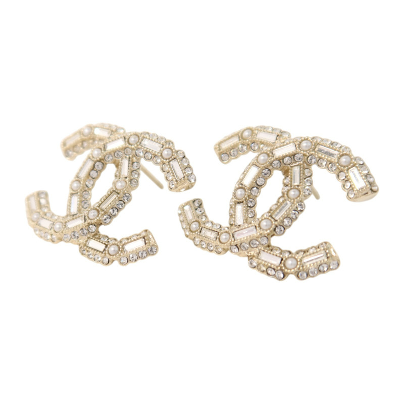 CHANEL 金屬/PVC Earrings耳環-1