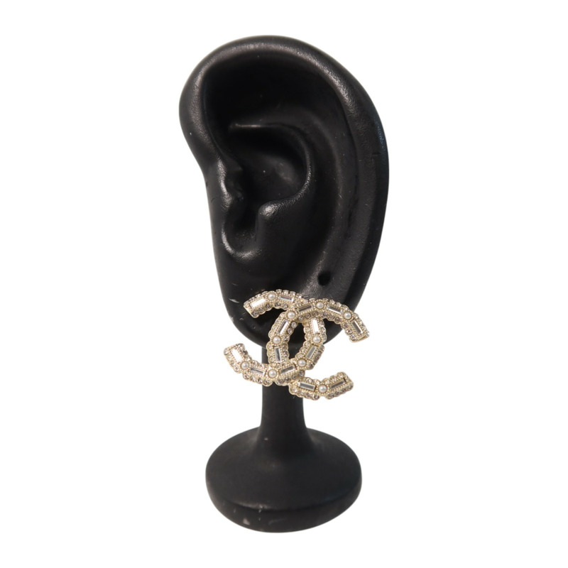 CHANEL 金屬/PVC Earrings耳環-7