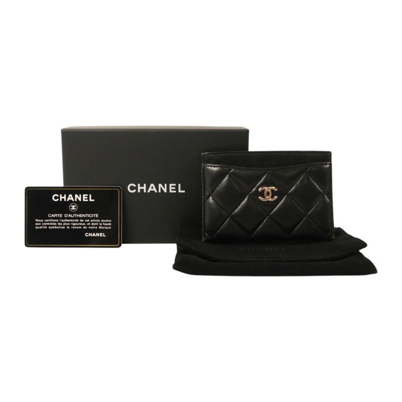 CHANEL 羊皮皮革Card Case卡片套-9