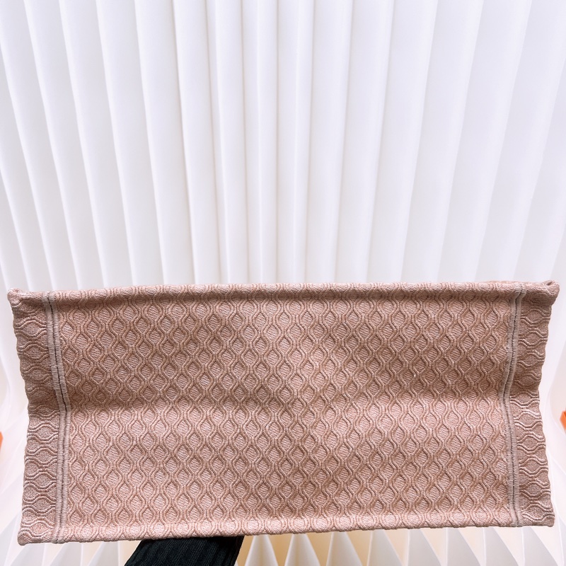 閒置 Dior book 中號粉色網格-1