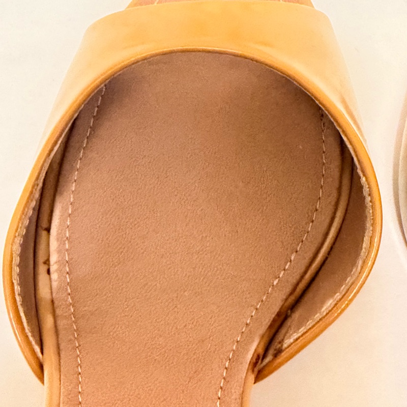 🍒 Chanel 經典焦糖漆皮露趾跟鞋 D'Orsay鞋底無落地 貴氣顯白 size:38/2F260425-1-15