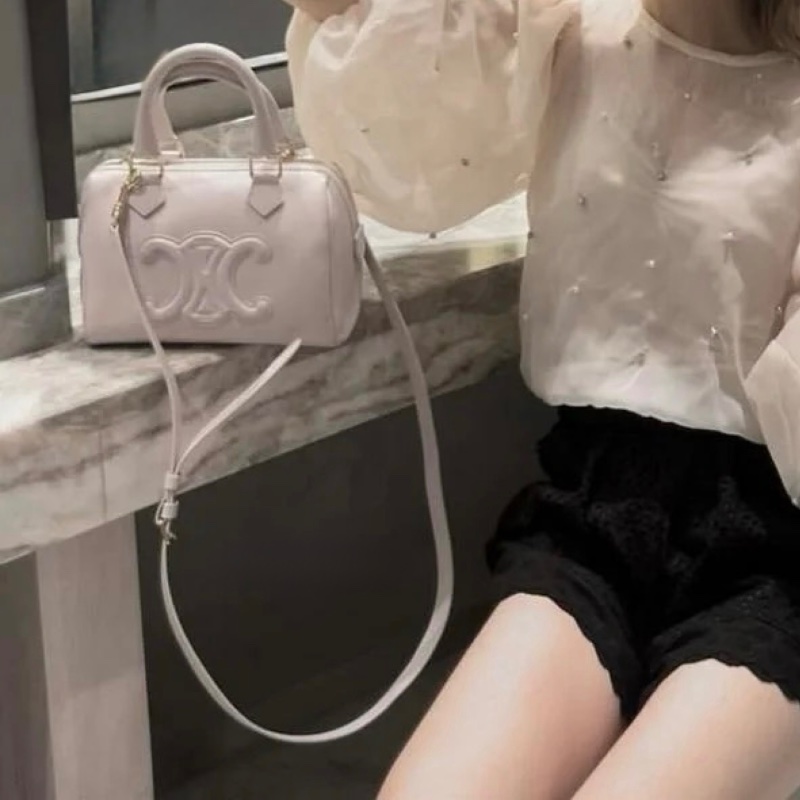 Celine Boston ( Grained / Pink )-4