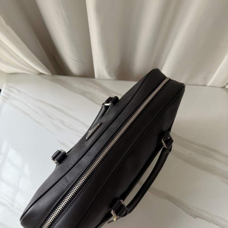 普拉達 Prada 黑色 正標 男士公文包 附件 🈚-5