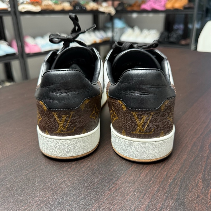 LV 路易威登Rivoli老花三色拼接系帶休閒鞋 41碼-2