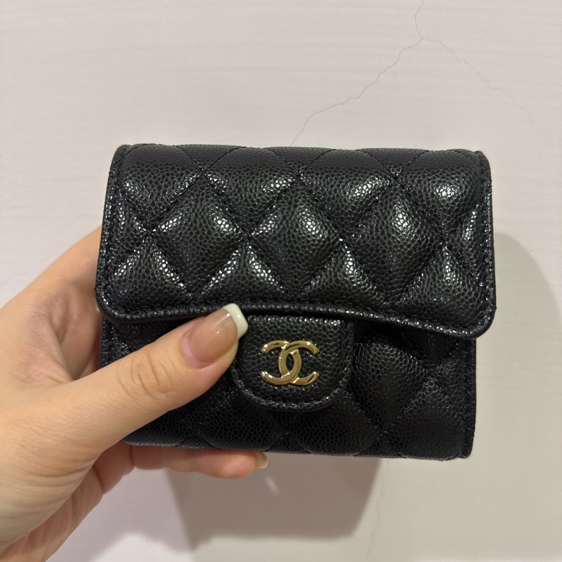 全新香奈兒經典款短夾-0