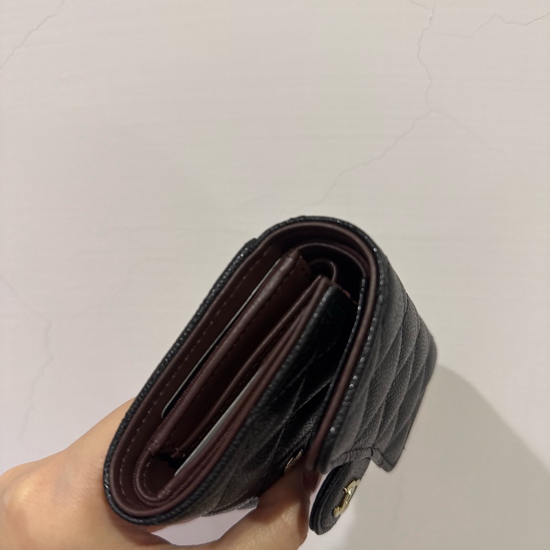 全新香奈兒經典款短夾-2