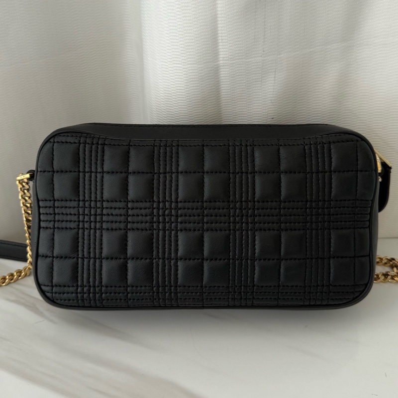 巴寶莉 Burberry 黑金 lola 相機包 🈚附件-1