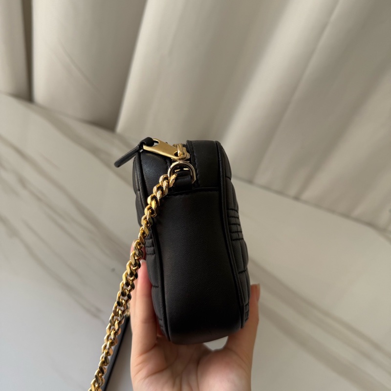 巴寶莉 Burberry 黑金 lola 相機包 🈚附件-5