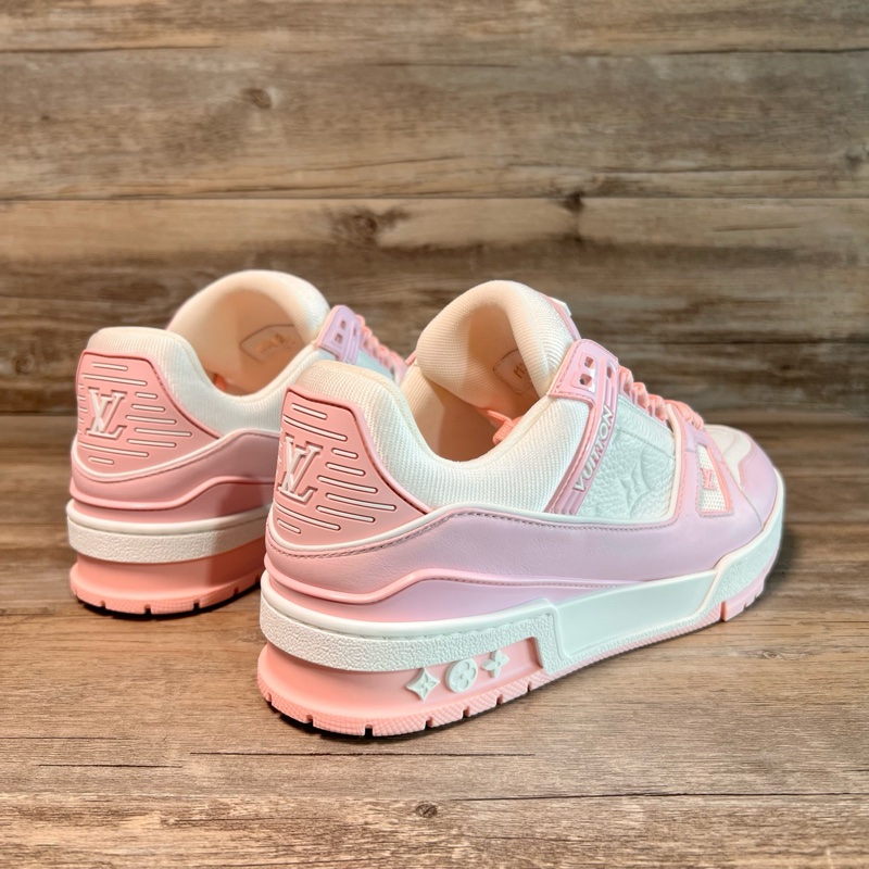 Louis Vuitton路易威登 Trainer 25款 白粉 粉色 37碼-2