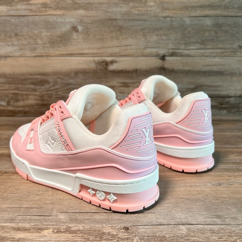 Louis Vuitton路易威登 Trainer 25款 白粉 粉色 37碼-3