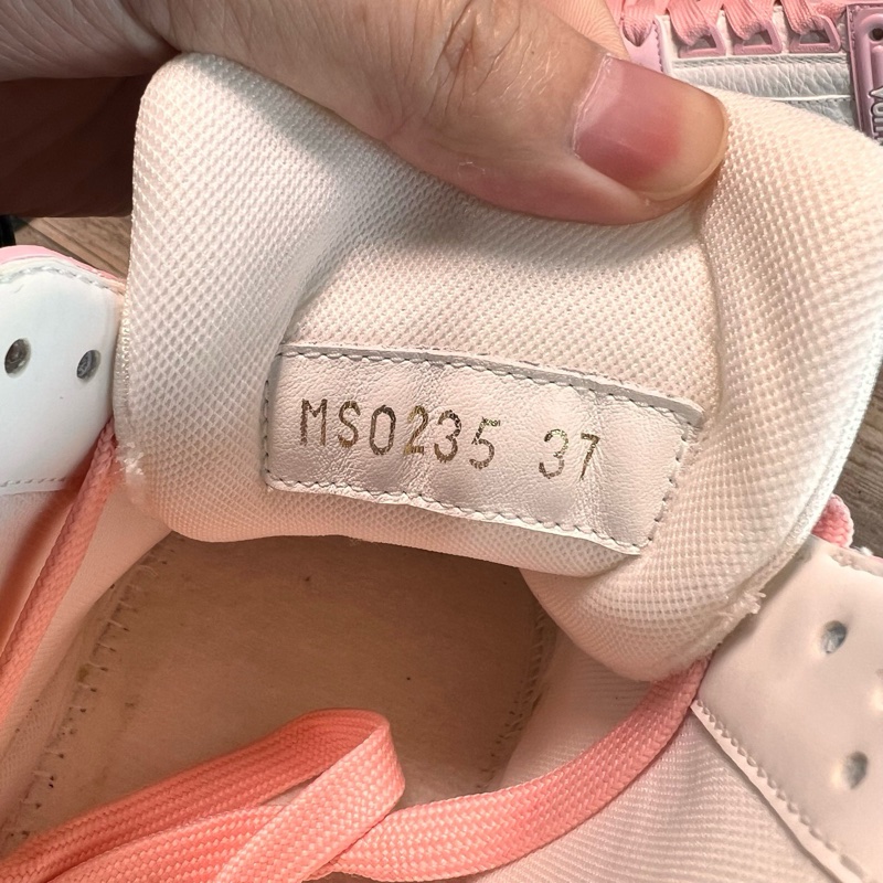 Louis Vuitton路易威登 Trainer 25款 白粉 粉色 37碼-5