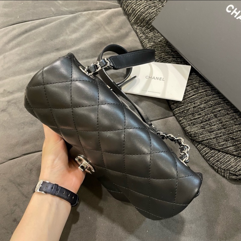 預定❤️ chanel #黑銀 #腰包 #胸包 #cf-3