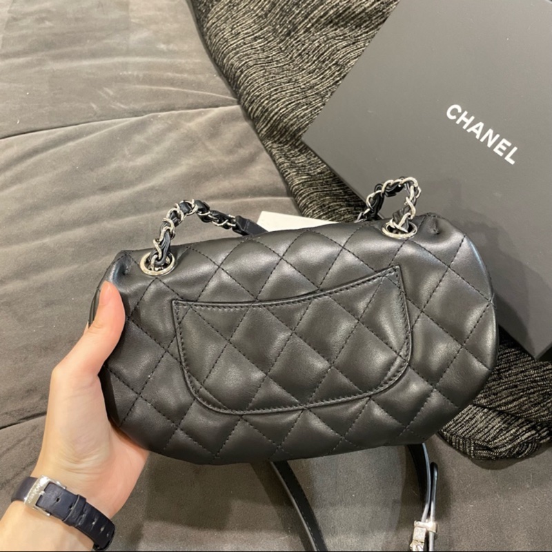 預定❤️ chanel #黑銀 #腰包 #胸包 #cf-5