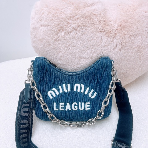 Miu Miu hobo 牛仔/丹寧腋下包 斜挎包