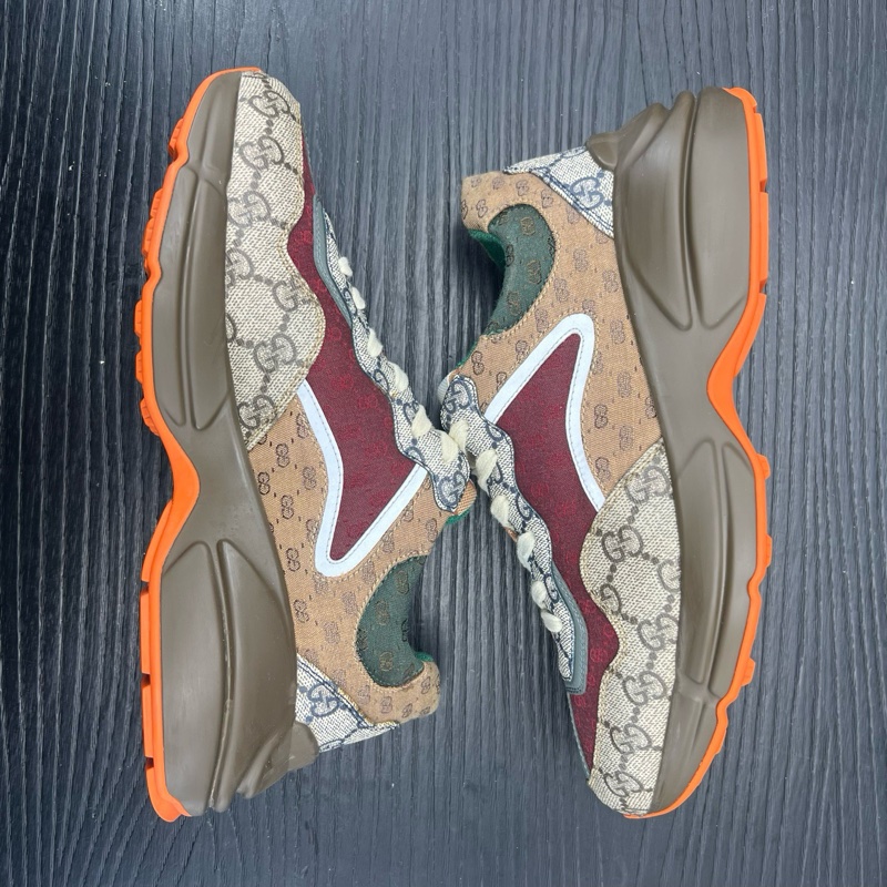 gucci rhyton棕色滿印 碼數 36.5-5