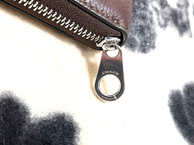 全新Coach長夾，中性棕，男女都適用-7