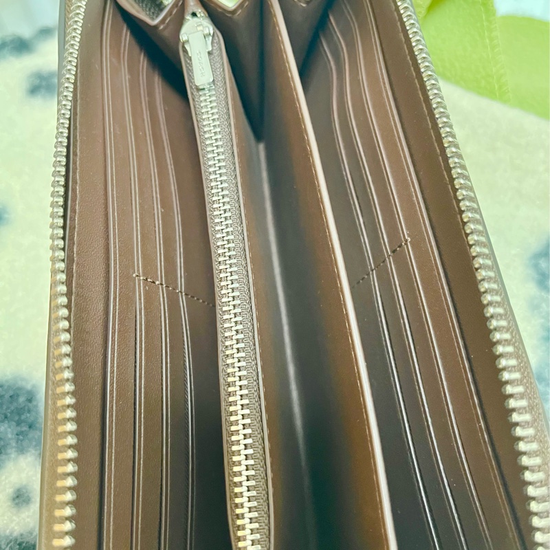 全新Coach長夾，中性棕，男女都適用-9