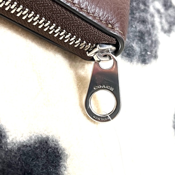 全新Coach長夾，中性棕，男女都適用-10
