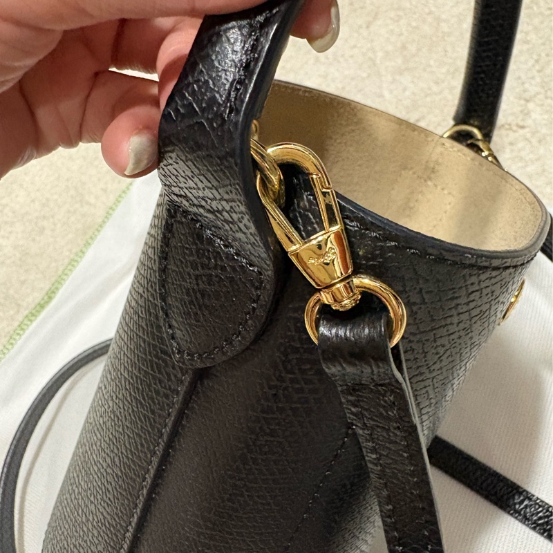 LONGCHAMP限量款爆米花桶包-7