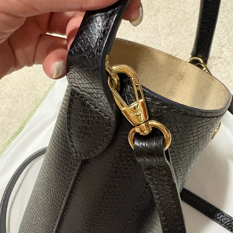 LONGCHAMP限量款爆米花桶包-14