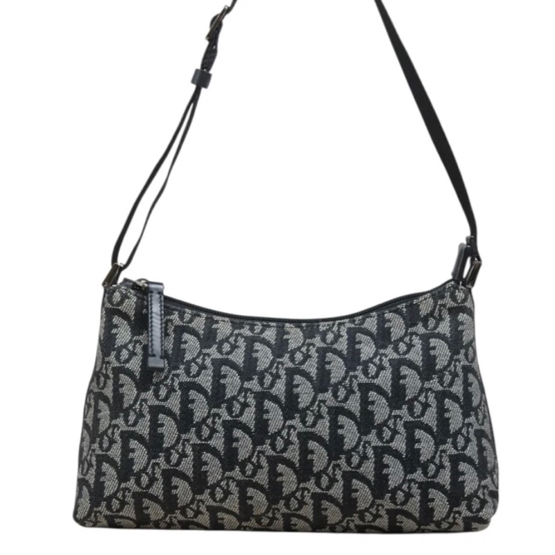 「JL精品代購」 9新 Dior 老花腋下包-2