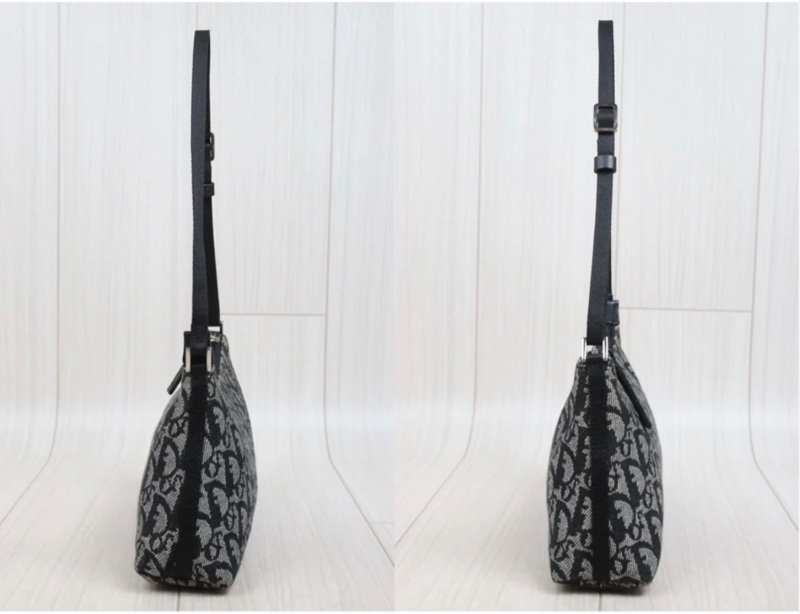 「JL精品代購」 9新 Dior 老花腋下包-4