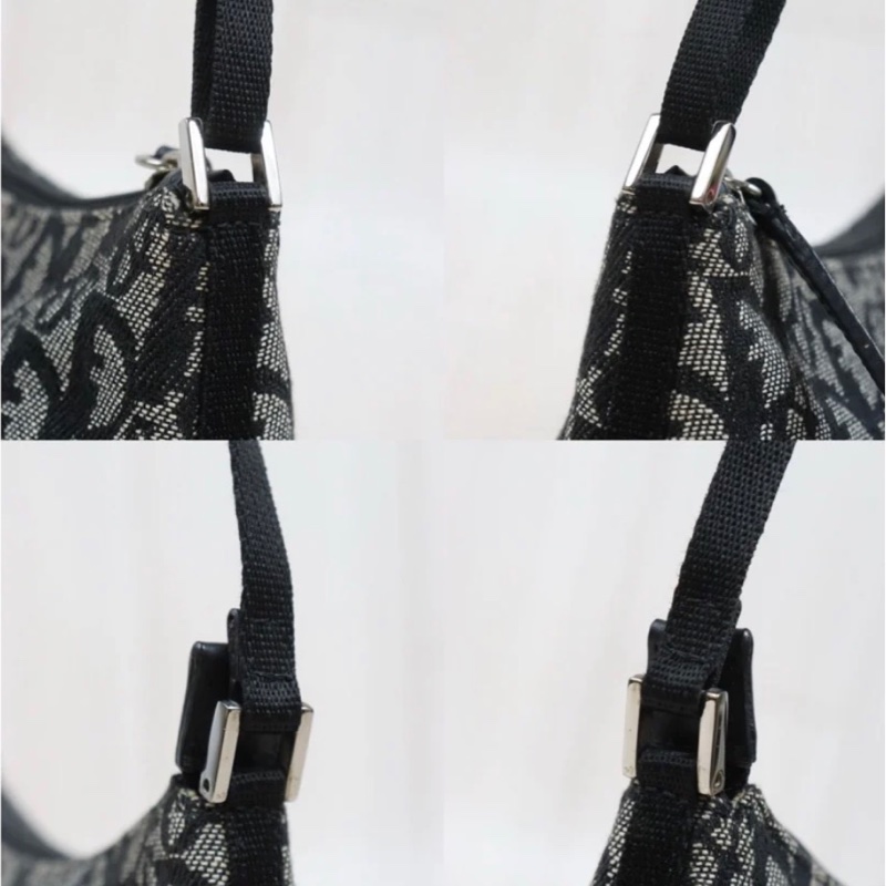 「JL精品代購」 9新 Dior 老花腋下包-5