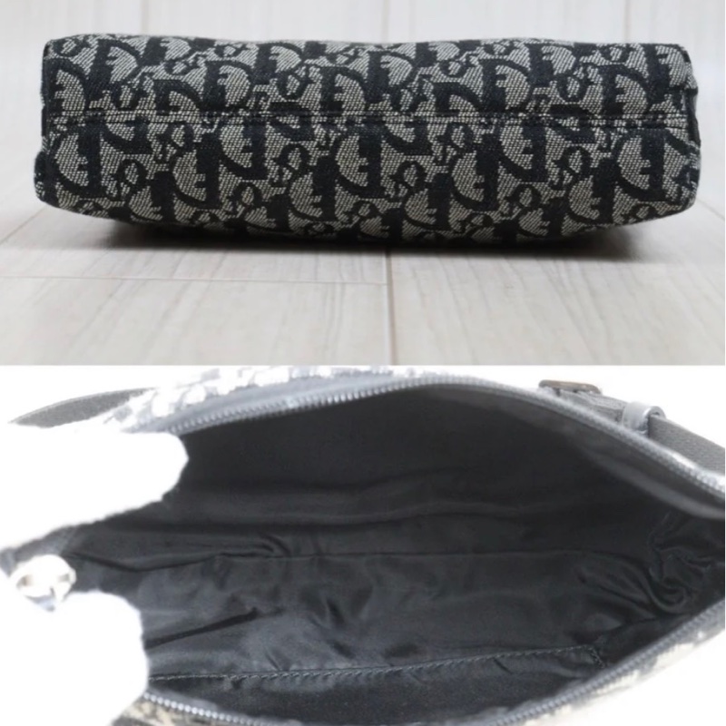 「JL精品代購」 9新 Dior 老花腋下包-7