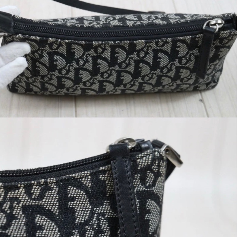 「JL精品代購」 9新 Dior 老花腋下包-9