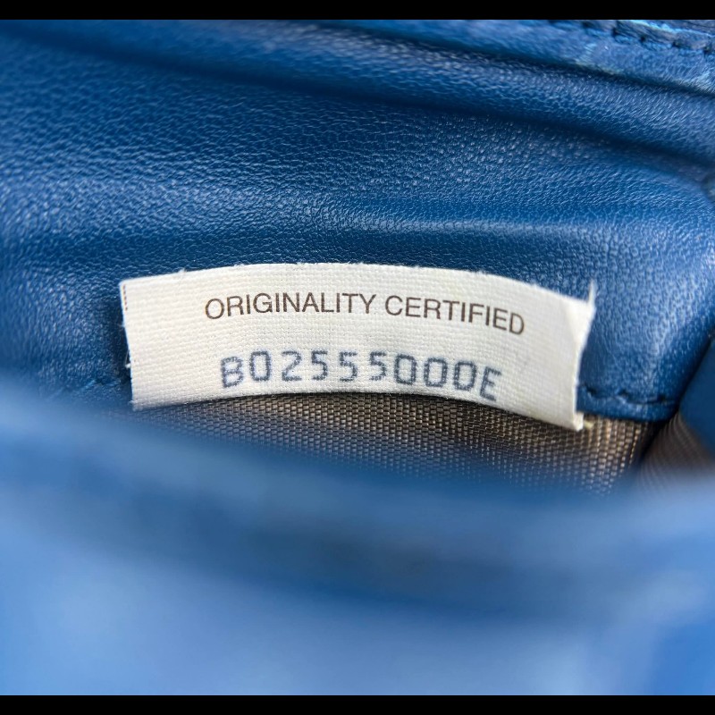 BOTTEGA VENETA BV經典編織小羊皮咖啡色撞色短夾-24