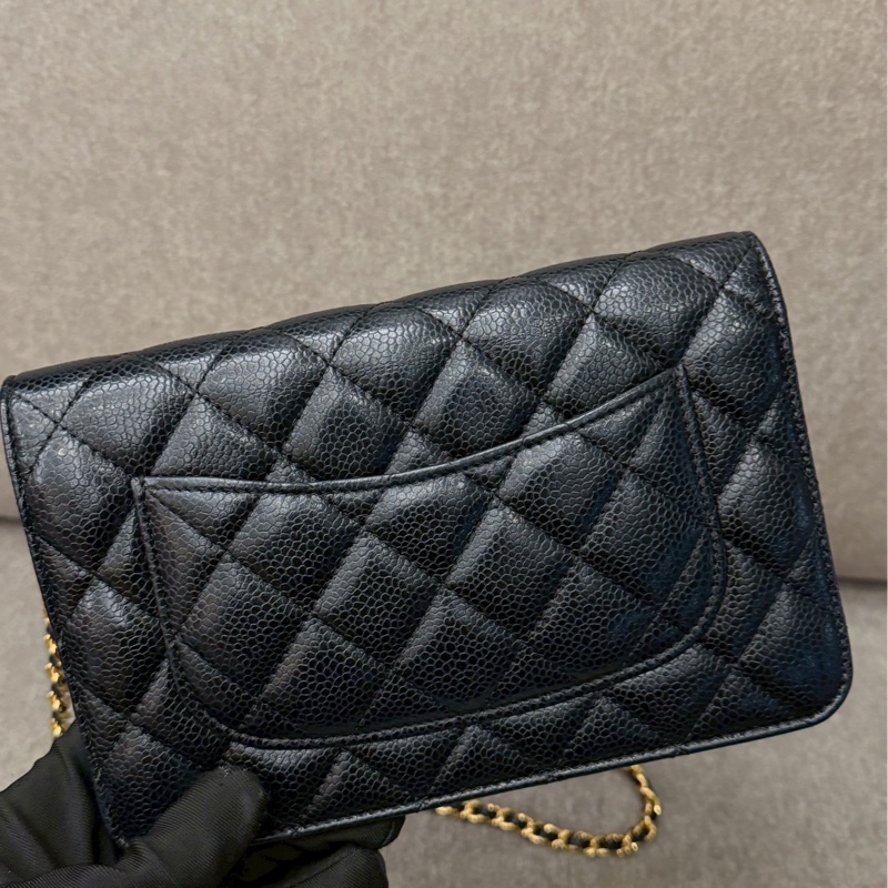 香奈兒荔枝皮黑金woc-4