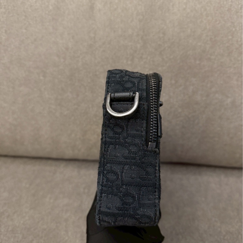 DIOR黑色相機郵差包-1