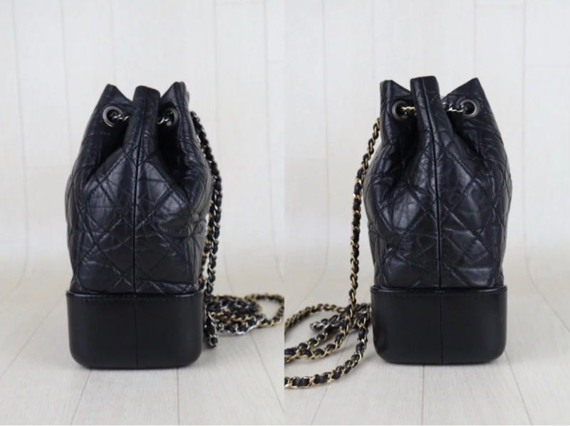 「JL精品代購」 9新 Chanel 香奈兒Gabrielle 流浪雙肩背包-4