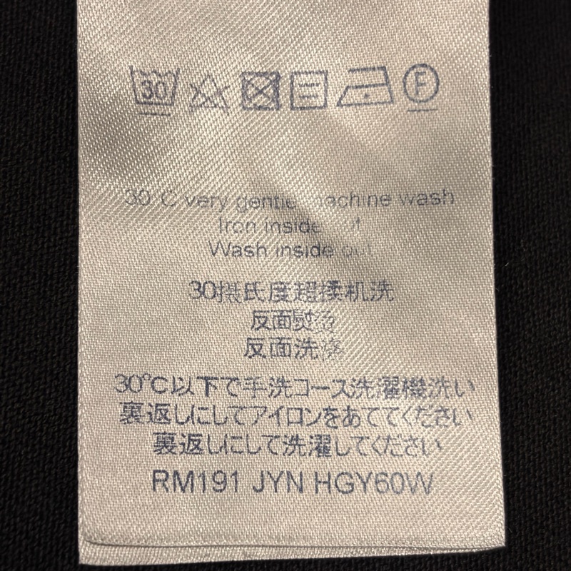 LV路易威登 LOUIS VUITTON 9成新 經典黑色 S短袖T恤-8