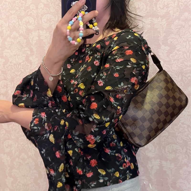 路易威登 麻雀包 腋下包 托特包 手提包 手拿包 爆款 棋盤格麻將包 腋下包 側背包 斜挎包 斜背包 褶皺鏈條包 Louis Vuitton Damier Ebène bag pochette-2