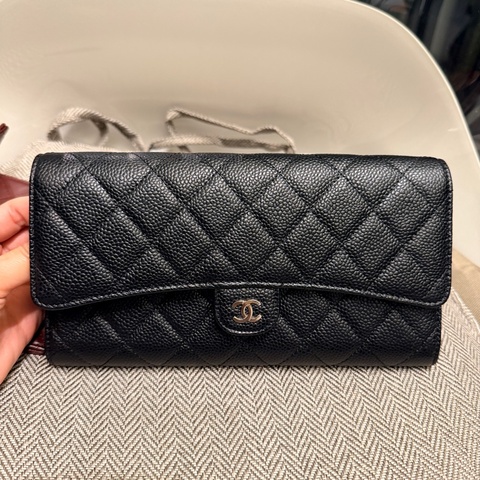 香奈兒多功能4合一長夾、手拿包、護照夾