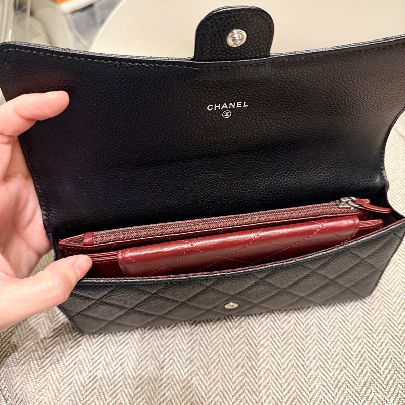 香奈兒多功能4合一長夾、手拿包、護照夾-1