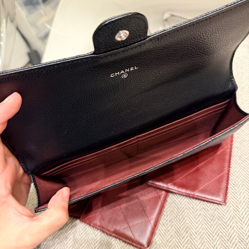 香奈兒多功能4合一長夾、手拿包、護照夾-4