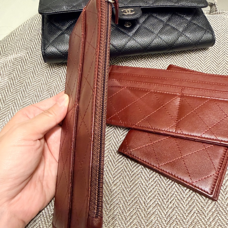 香奈兒多功能4合一長夾、手拿包、護照夾-5