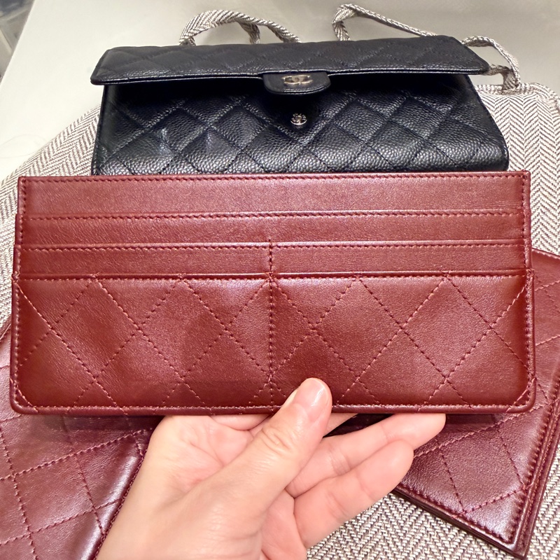 香奈兒多功能4合一長夾、手拿包、護照夾-7