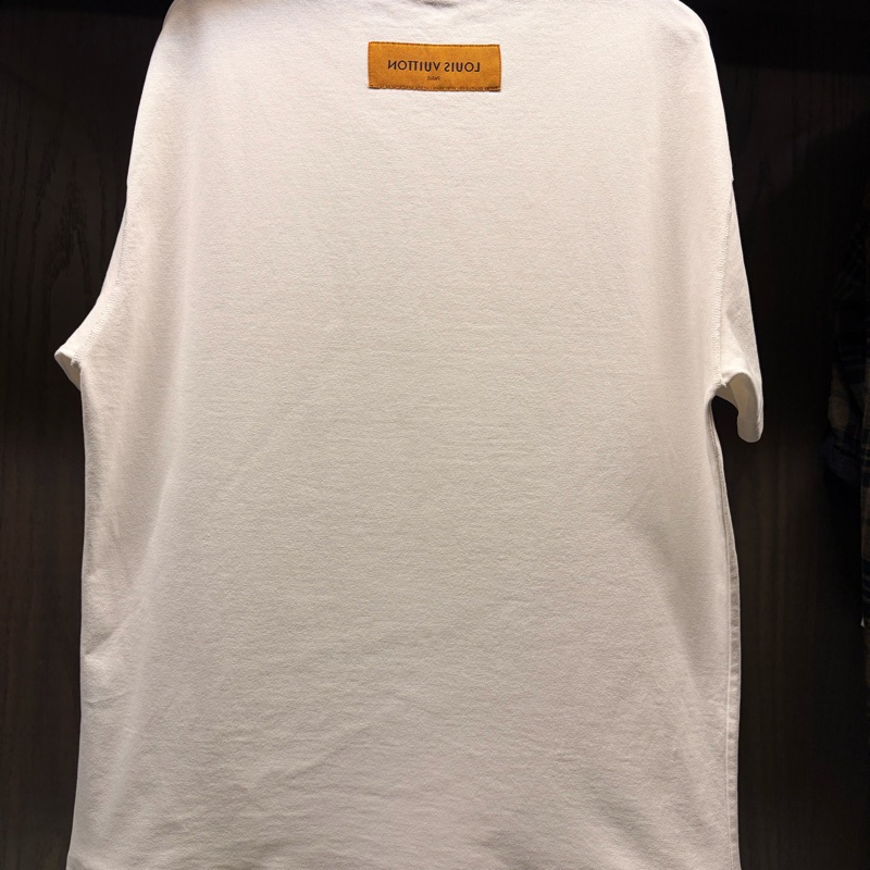 LV路易威登 LOUIS VUITTON 9成新 經典白色XS短袖T恤-1