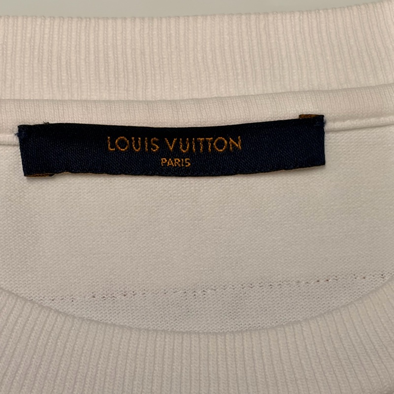 LV路易威登 LOUIS VUITTON 9成新 經典白色XS短袖T恤-7