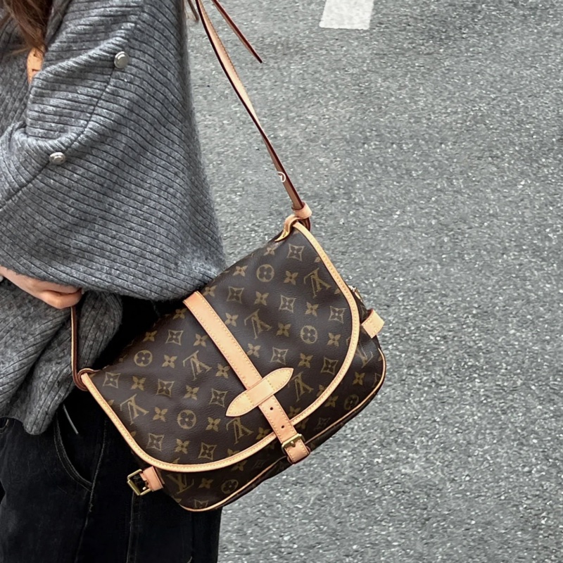 Louis Vuitton • 經典老花雙子星馬鞍包 小號-0