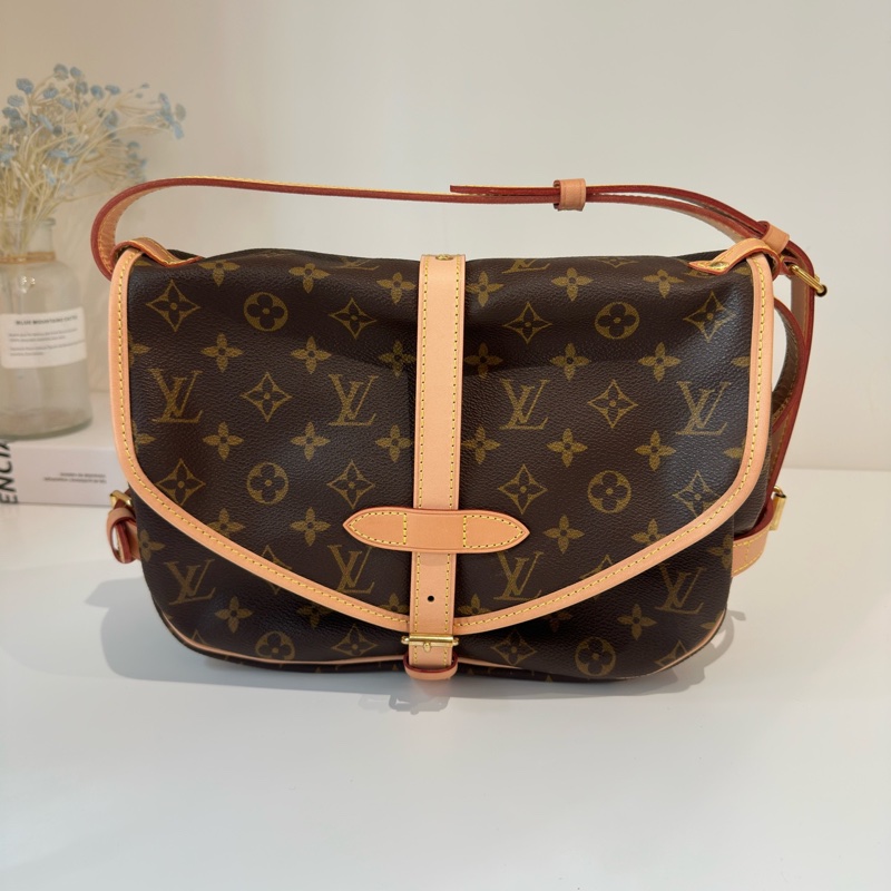 Louis Vuitton • 經典老花雙子星馬鞍包 小號-4