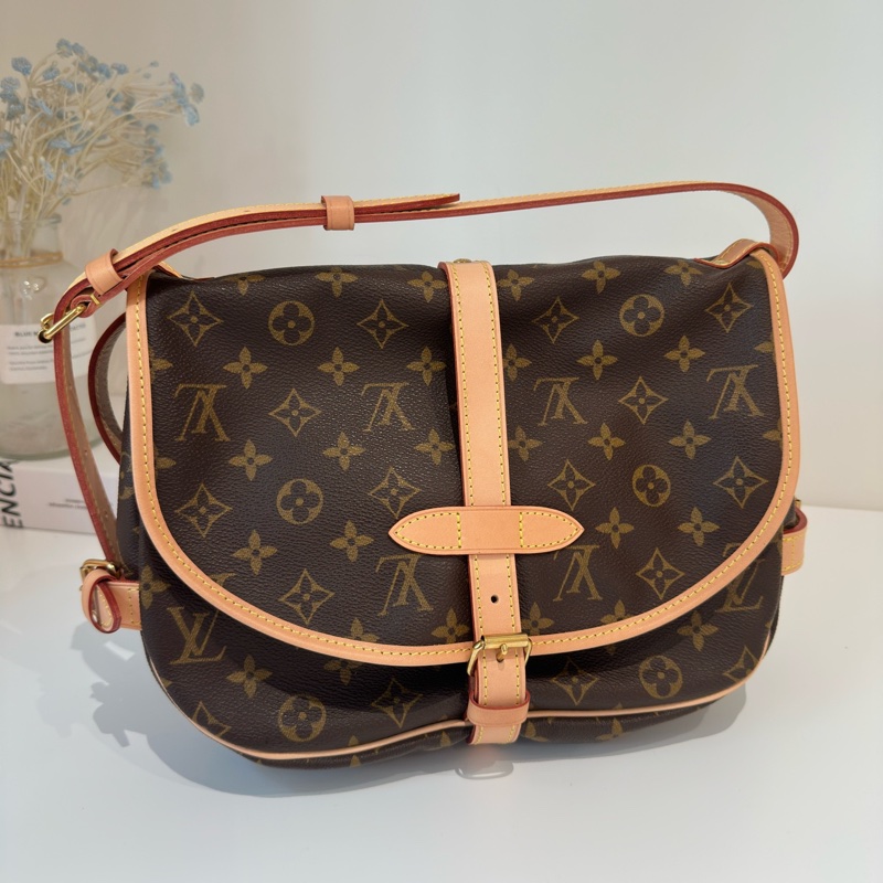 Louis Vuitton • 經典老花雙子星馬鞍包 小號-5