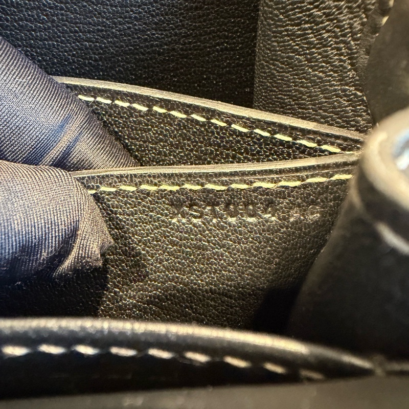 甜售HERMES愛馬仕ROULIS 23 豬鼻子方形斜背包 黑灰+淡金釦 x刻-2