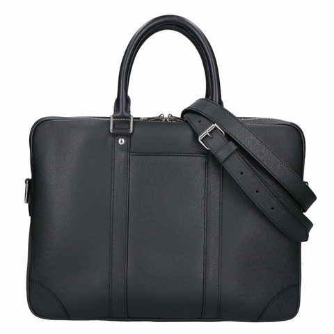 路易威登 (LOUIS VUITTON) Taiga Noir M30925 Porte-Documents Voyage 商務公事包 - 黑色 男士