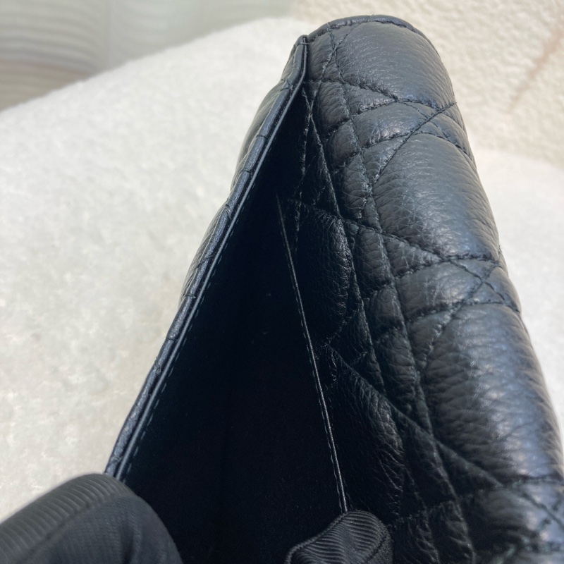 迪奧DIOR CARO WOC 黑金籐格紋小牛皮斜背包 S5134UWHC 絕美復古CD釦爆款天菜 🖤-16