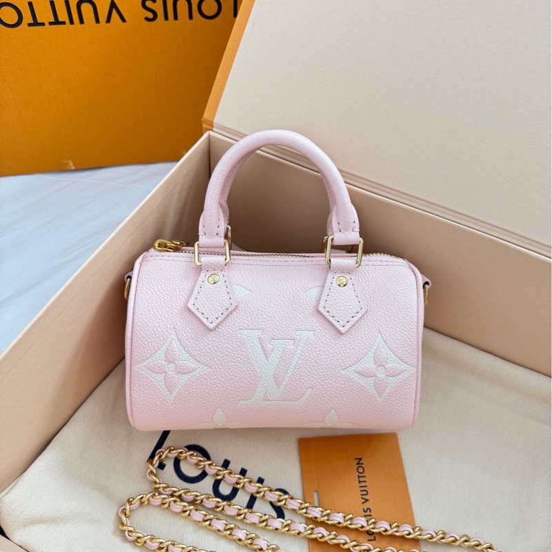 全新全配🈶2025年底購證❤️ lv #speedy #nano #草莓牛奶 #櫻花粉-5